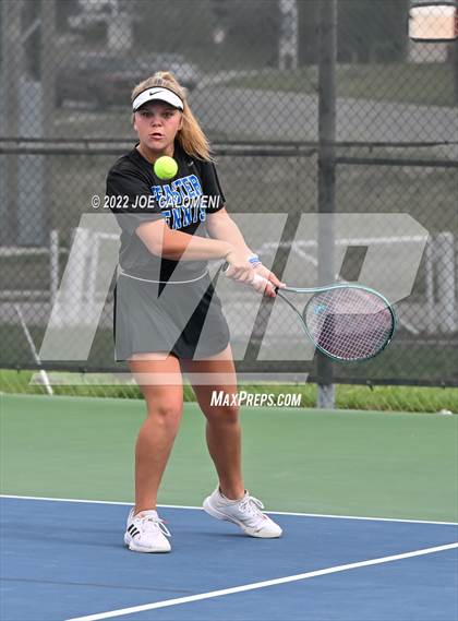 Thumbnail 2 in Peaster vs Wall (UIL 3A Girls Doubles State Finals) photogallery.