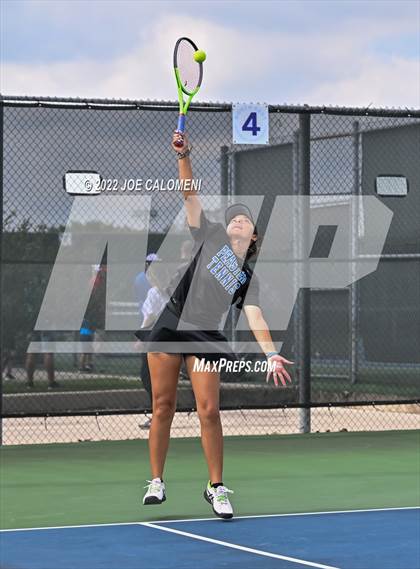 Thumbnail 1 in Peaster vs Wall (UIL 3A Girls Doubles State Finals) photogallery.