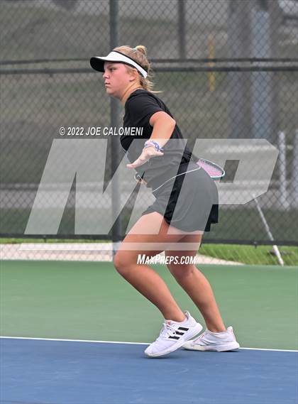 Thumbnail 2 in Peaster vs Wall (UIL 3A Girls Doubles State Finals) photogallery.