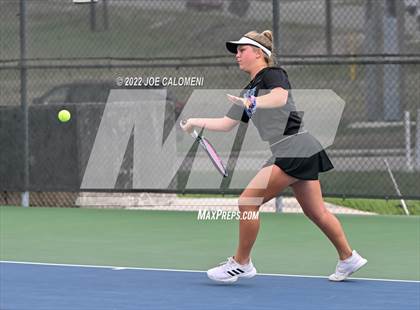 Thumbnail 3 in Peaster vs Wall (UIL 3A Girls Doubles State Finals) photogallery.
