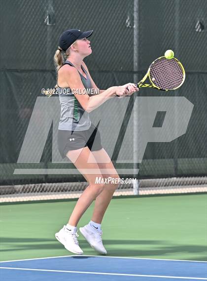Thumbnail 3 in Peaster vs Wall (UIL 3A Girls Doubles State Finals) photogallery.
