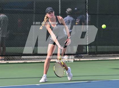 Thumbnail 3 in Peaster vs Wall (UIL 3A Girls Doubles State Finals) photogallery.