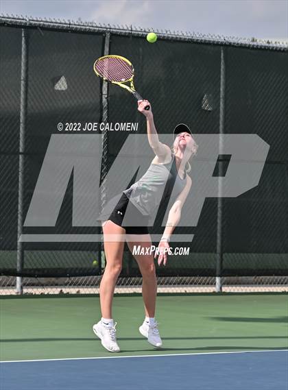 Thumbnail 2 in Peaster vs Wall (UIL 3A Girls Doubles State Finals) photogallery.