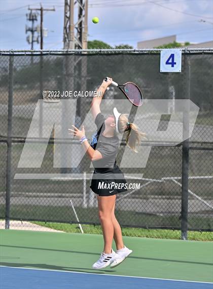 Thumbnail 1 in Peaster vs Wall (UIL 3A Girls Doubles State Finals) photogallery.