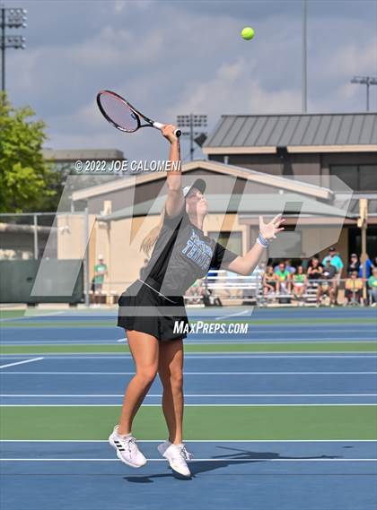 Thumbnail 1 in Peaster vs Wall (UIL 3A Girls Doubles State Finals) photogallery.
