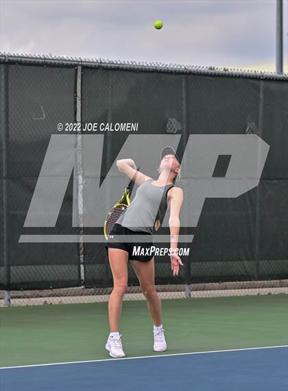 Thumbnail 3 in Peaster vs Wall (UIL 3A Girls Doubles State Finals) photogallery.