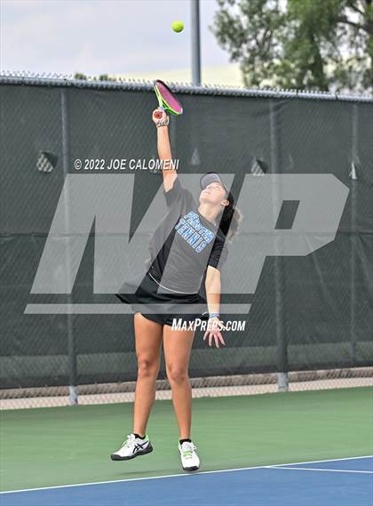 Thumbnail 1 in Peaster vs Wall (UIL 3A Girls Doubles State Finals) photogallery.