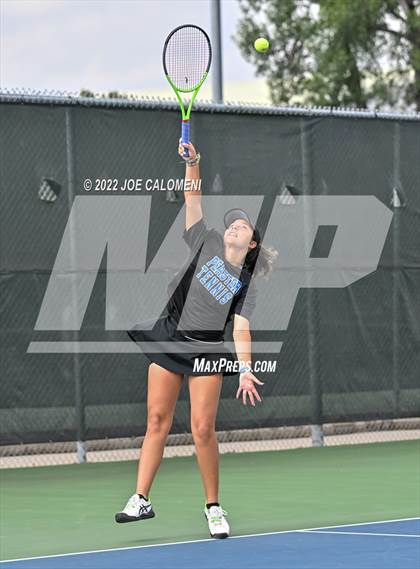 Thumbnail 2 in Peaster vs Wall (UIL 3A Girls Doubles State Finals) photogallery.
