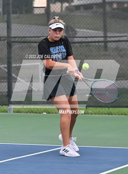 Thumbnail 3 in Peaster vs Wall (UIL 3A Girls Doubles State Finals) photogallery.