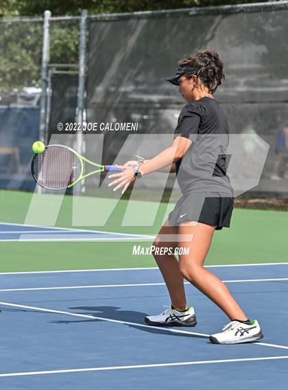 Thumbnail 3 in Peaster vs Wall (UIL 3A Girls Doubles State Finals) photogallery.