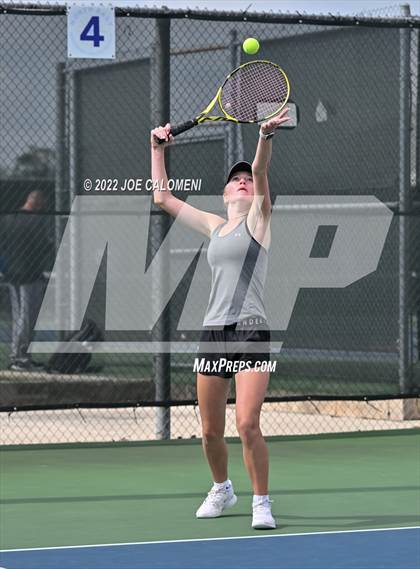 Thumbnail 1 in Peaster vs Wall (UIL 3A Girls Doubles State Finals) photogallery.