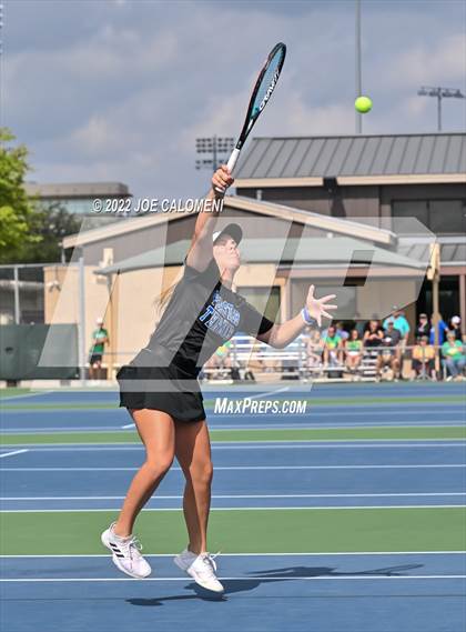 Thumbnail 2 in Peaster vs Wall (UIL 3A Girls Doubles State Finals) photogallery.