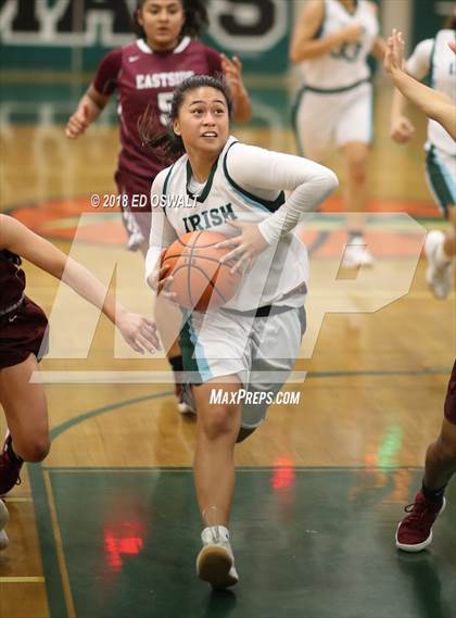 Thumbnail 3 in Eastside College Prep vs. Sacred Heart Cathedral Preparatory (Elite is Earned Showcase) photogallery.