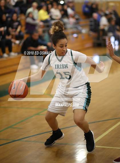 Thumbnail 2 in Eastside College Prep vs. Sacred Heart Cathedral Preparatory (Elite is Earned Showcase) photogallery.