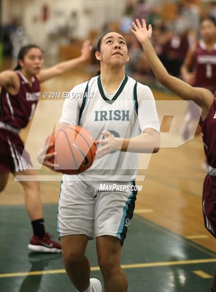 Thumbnail 1 in Eastside College Prep vs. Sacred Heart Cathedral Preparatory (Elite is Earned Showcase) photogallery.
