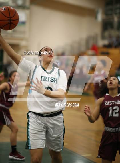 Thumbnail 3 in Eastside College Prep vs. Sacred Heart Cathedral Preparatory (Elite is Earned Showcase) photogallery.