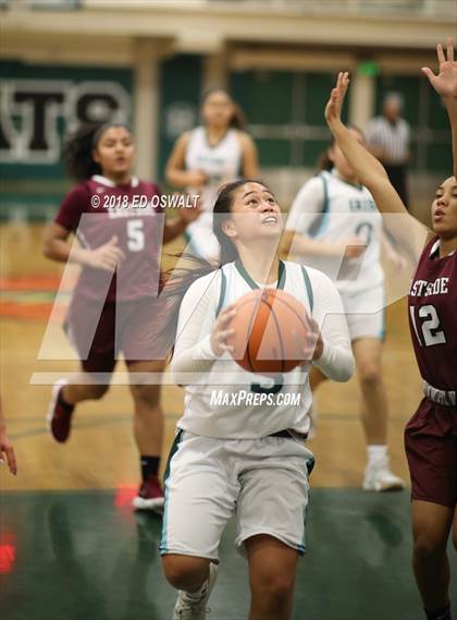 Thumbnail 1 in Eastside College Prep vs. Sacred Heart Cathedral Preparatory (Elite is Earned Showcase) photogallery.