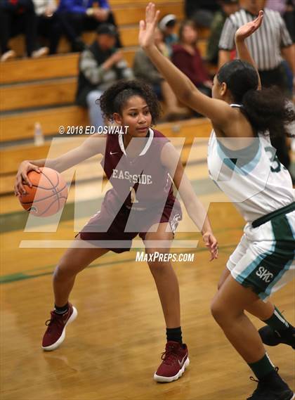 Thumbnail 1 in Eastside College Prep vs. Sacred Heart Cathedral Preparatory (Elite is Earned Showcase) photogallery.