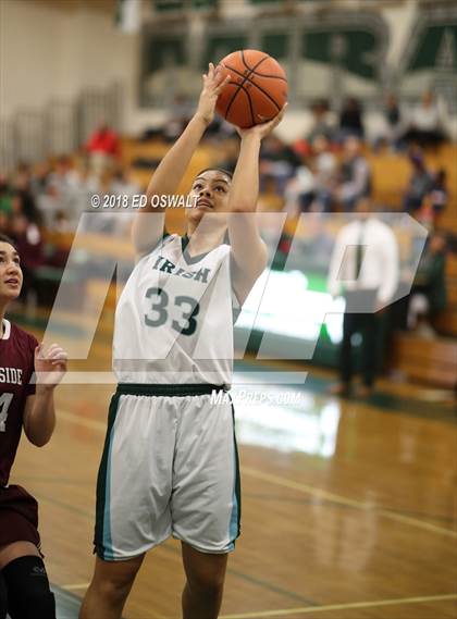 Thumbnail 3 in Eastside College Prep vs. Sacred Heart Cathedral Preparatory (Elite is Earned Showcase) photogallery.