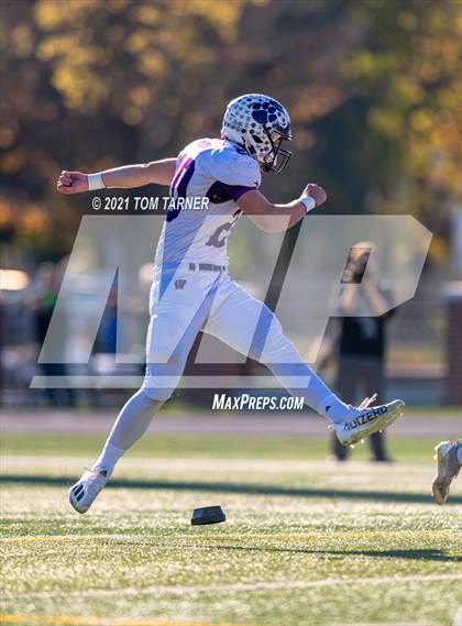 Thumbnail 3 in Wilmington @ Newman Central Catholic (IHSA 2A Second Round Playoff) photogallery.