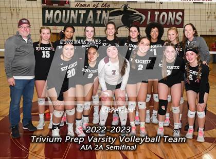 Thumbnail 2 in St. Johns vs.Trivium Prep (AIA 2A Semifinal) photogallery.