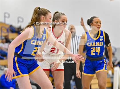 Thumbnail 3 in Carmel vs Fishers (IHSAA 4A Section 8 Round 1) photogallery.