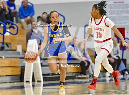 Thumbnail 2 in Carmel vs Fishers (IHSAA 4A Section 8 Round 1) photogallery.