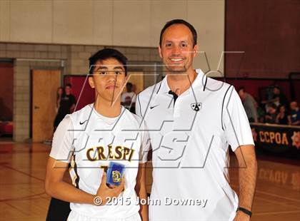 Thumbnail 2 in Campbell Hall vs. Crespi (CIF SoCal Regional D4 Final) photogallery.