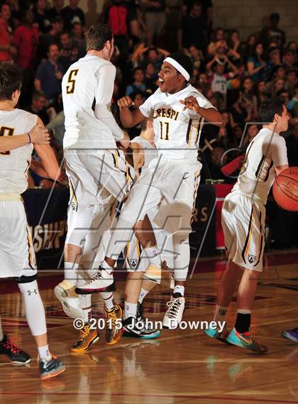 Thumbnail 2 in Campbell Hall vs. Crespi (CIF SoCal Regional D4 Final) photogallery.