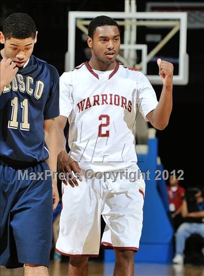 Thumbnail 3 in Alemany vs. St. John Bosco (CIF D3 SoCal Regional Final) photogallery.