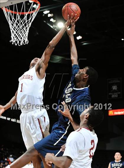 Thumbnail 2 in Alemany vs. St. John Bosco (CIF D3 SoCal Regional Final) photogallery.