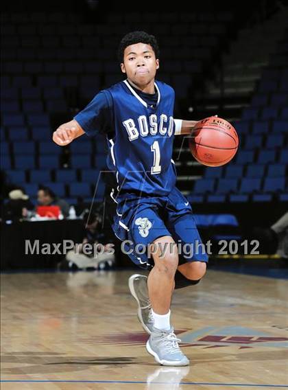 Thumbnail 2 in Alemany vs. St. John Bosco (CIF D3 SoCal Regional Final) photogallery.