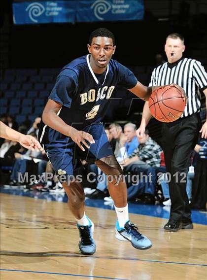 Thumbnail 3 in Alemany vs. St. John Bosco (CIF D3 SoCal Regional Final) photogallery.