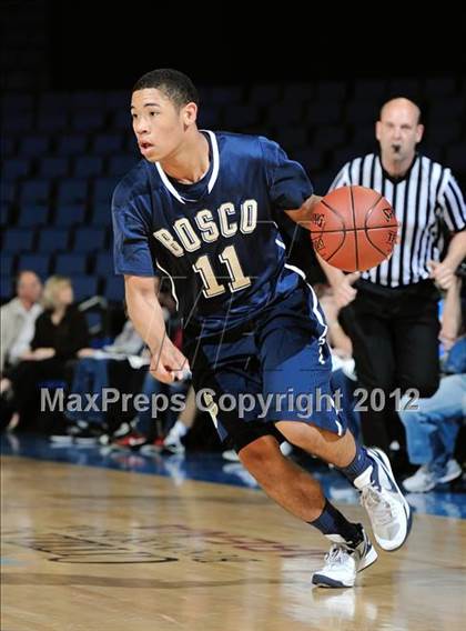 Thumbnail 3 in Alemany vs. St. John Bosco (CIF D3 SoCal Regional Final) photogallery.