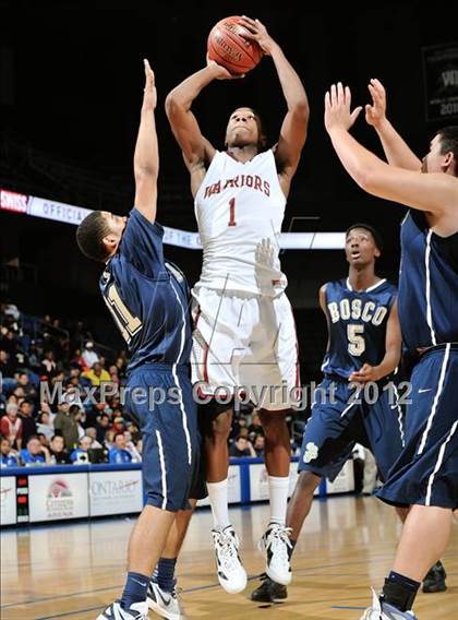 Thumbnail 3 in Alemany vs. St. John Bosco (CIF D3 SoCal Regional Final) photogallery.