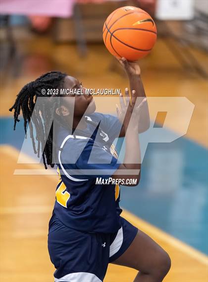Thumbnail 2 in St. Jean Baptiste vs. Notre Dame of Manhattan (CHSAA Think Pink Event) photogallery.