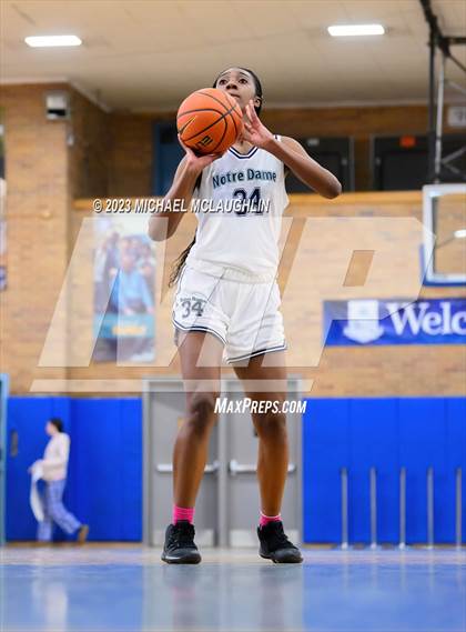 Thumbnail 2 in St. Jean Baptiste vs. Notre Dame of Manhattan (CHSAA Think Pink Event) photogallery.