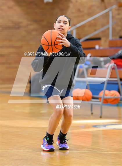 Thumbnail 3 in St. Jean Baptiste vs. Notre Dame of Manhattan (CHSAA Think Pink Event) photogallery.