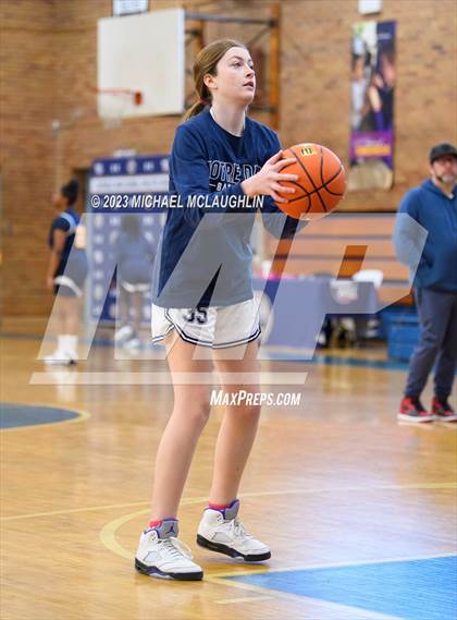 Thumbnail 2 in St. Jean Baptiste vs. Notre Dame of Manhattan (CHSAA Think Pink Event) photogallery.