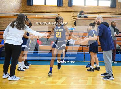 Thumbnail 2 in St. Jean Baptiste vs. Notre Dame of Manhattan (CHSAA Think Pink Event) photogallery.