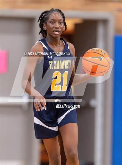 Thumbnail 1 in St. Jean Baptiste vs. Notre Dame of Manhattan (CHSAA Think Pink Event) photogallery.