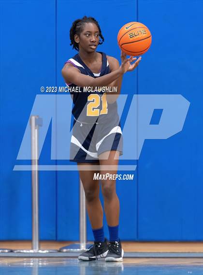 Thumbnail 1 in St. Jean Baptiste vs. Notre Dame of Manhattan (CHSAA Think Pink Event) photogallery.