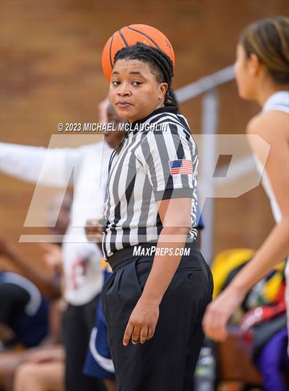 Thumbnail 1 in St. Jean Baptiste vs. Notre Dame of Manhattan (CHSAA Think Pink Event) photogallery.