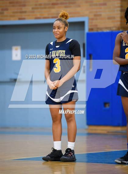 Thumbnail 3 in St. Jean Baptiste vs. Notre Dame of Manhattan (CHSAA Think Pink Event) photogallery.