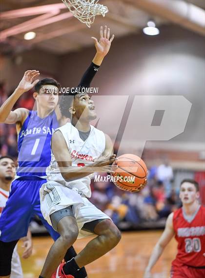 Thumbnail 2 in SAAABC Class 6A Boys High School All Star Game photogallery.
