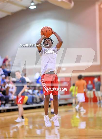 Thumbnail 2 in SAAABC Class 6A Boys High School All Star Game photogallery.