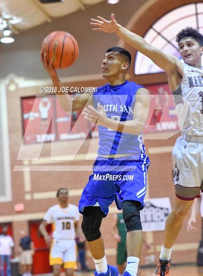 Thumbnail 2 in SAAABC Class 6A Boys High School All Star Game photogallery.