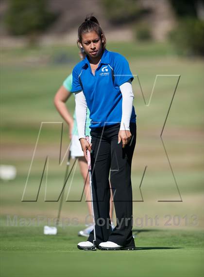 Thumbnail 3 in CIF SDS Girls Golf Championships (Day 1) photogallery.