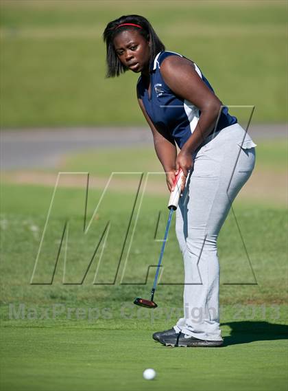Thumbnail 3 in CIF SDS Girls Golf Championships (Day 1) photogallery.