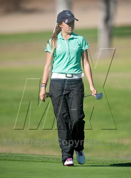 Thumbnail 2 in CIF SDS Girls Golf Championships (Day 1) photogallery.